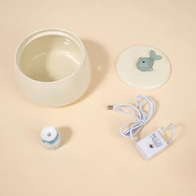 TIAKI Keramische Drinkfontein Wal