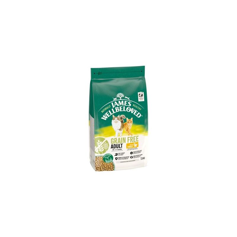 James Wellbeloved Grain Free Adult Cat Hypoallergenic Kalkoen