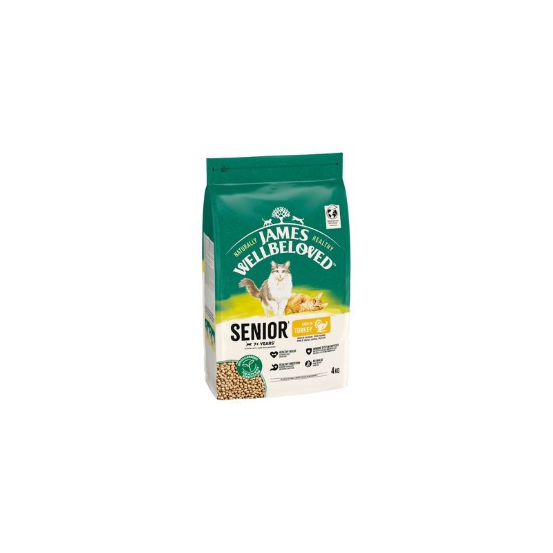James Wellbeloved Senior Cat Hypoallergenic Kalkoen & Rijst