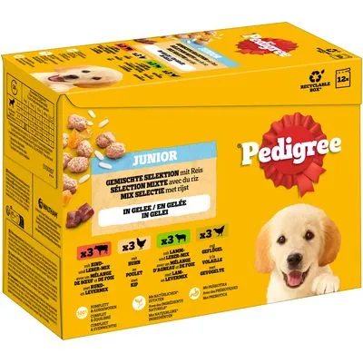 Pedigree Junior vershoudzakjes multipack