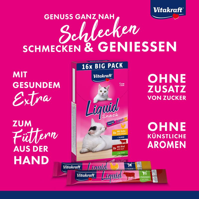Vitakraft Multipack de friandises liquides pour chat