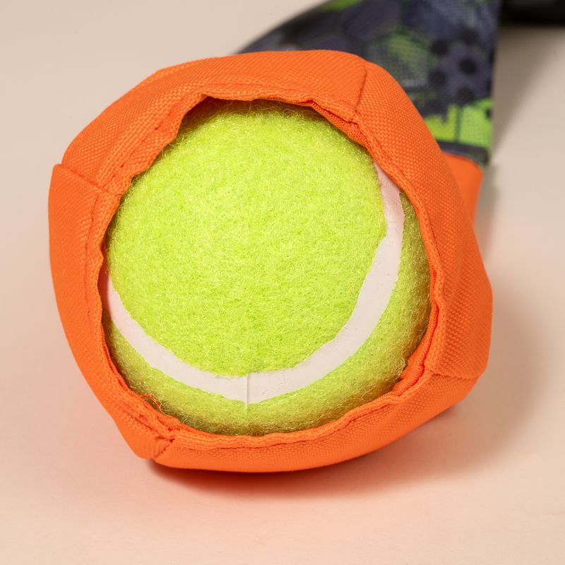 TIAKI Hundespielzeug Wurfball mit Fangschwanz