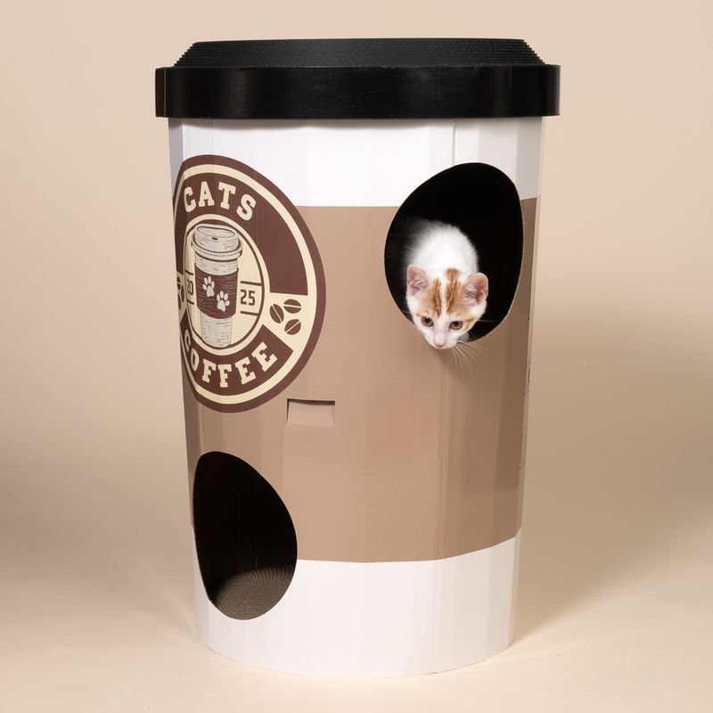 TIAKI Kratzhöhle Starcats Coffee