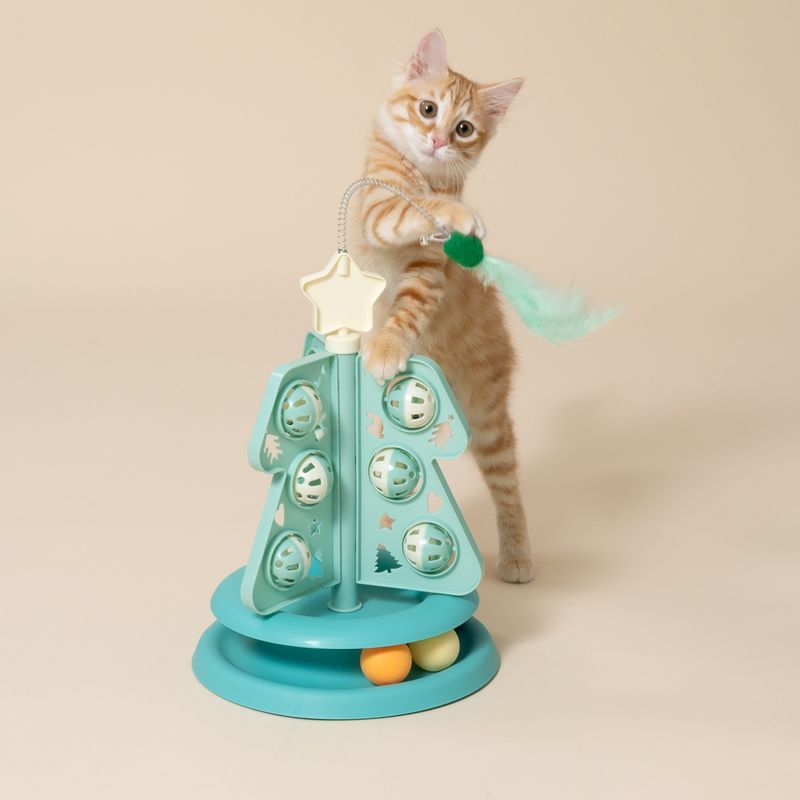 Árbol de Navidad TIAKI juguete para gatos