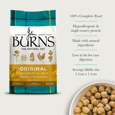 Burns Adult & Senior Original pollo y arroz integral - 12 kg Burns Adult & Senior Original pollo y arroz integral - 12 kg