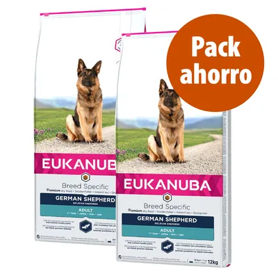 Pack Ahorro: Eukanuba Breed 2 x  7,5/12 kg