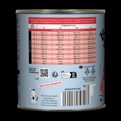 Lucky Jim Junior 6 x 800 g