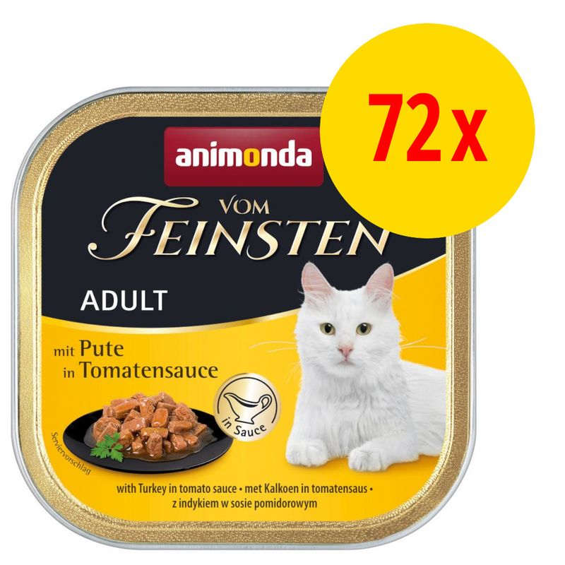 Megapack Animonda vom Feinsten Adult NoGrain in Sauce 72 x 100 g