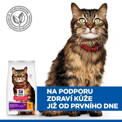 Hill's Science Plan Sensitive Stomach & Skin Adult 1+ kuracie