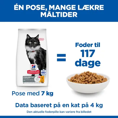 Hill's Science Plan Mature Adult Sterilised med kylling