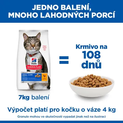 Hill's Science Plan Oral Care Adult 1+ kuracie