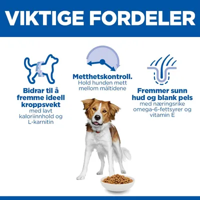 Hill's Science Plan Adult 1-6 Light Medium med kylling