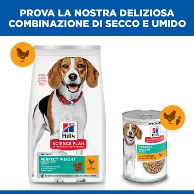 Hill's Science Plan Perfect Weight Adult 1+ Medium con Pollo