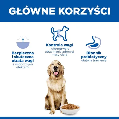 Hill's Science Plan Perfect Weight Adult 1+ Large, kurczak