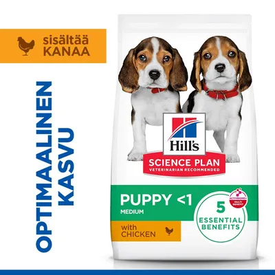 Hill's Science Plan Puppy <1 Medium kana Hill's Science Plan Puppy <1 Medium kana