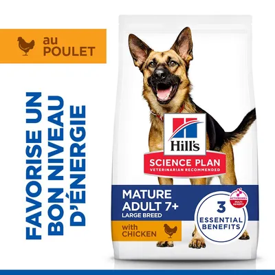 Hill's Science Plan Mature Adult 6+ Large poulet
