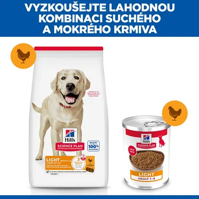 Hill's Science Plan Adult Light Large Breed Chicken