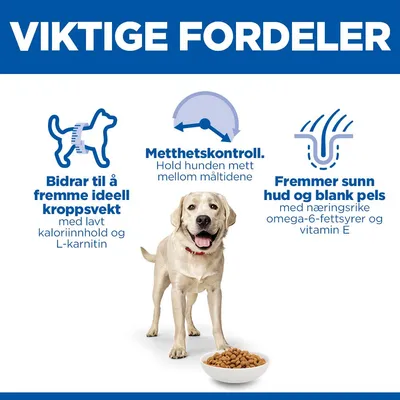 Hill's Science Plan Adult Light Large Breed kylling