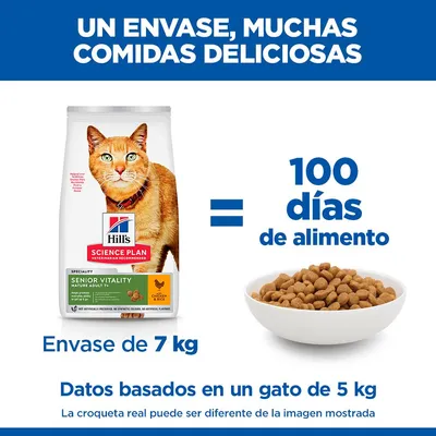 Hill's Science Plan Senior Vitality Mature Adult 7+ pollo y arroz