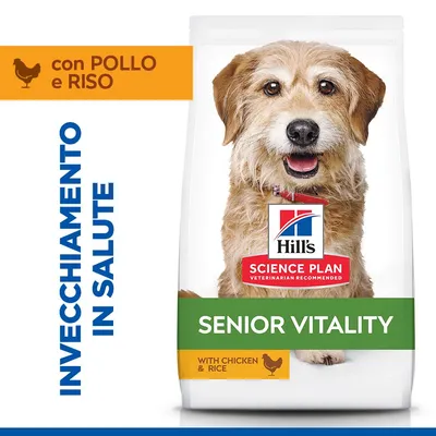 Hill's Science Plan Senior Vitality Small & Mini Mature Adult 7+ con Pollo