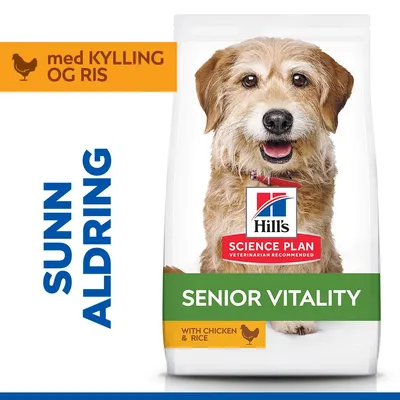 Hill's Science Plan Mature Adult Senior Vitality 7+ Small & Mini med kylling