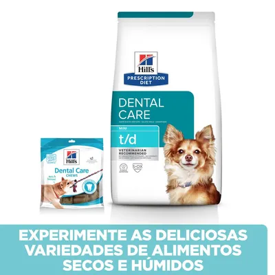 Hill's Prescription Diet t/d Mini Dental Care com frango