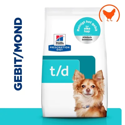 Hill's Prescription Diet Canine T/D Mini Hondenvoer met Kip