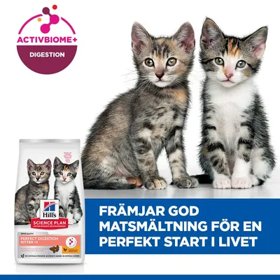 Hill's Science Plan Perfect Digestion Kitten <1 Chicken & Brown Rice