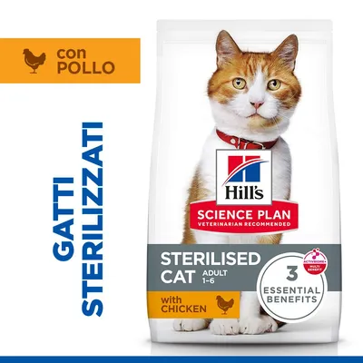 Hill's Science Plan Sterilised Cat Adult 1-6 Pollo