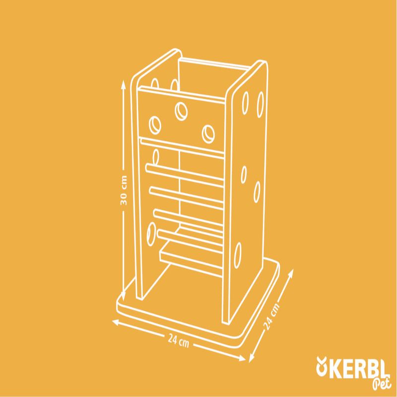 Kerbl Pet Heu- und Gemüseturm für Kleintiere
