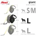 flexi Black Edition laisse sangle pour chien, 8 m