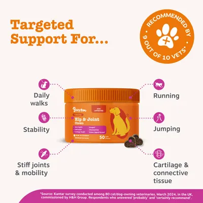 Zesty Paws Hip & Joint Chews Mobility - Turkey - dog supplements - 50 Chews Zesty Paws Hip & Joint Chews Mobility - Turkey - dog supplements - 50 Chews