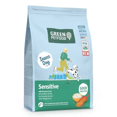 Green Petfood Sensitive met insecten & Rijst