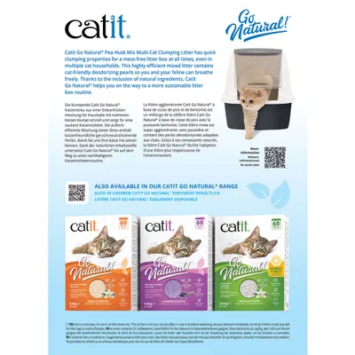 Catit Go Natural! Erbse + Bentonit Vanille