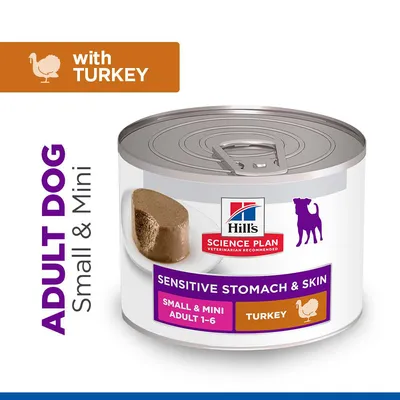 Hill's Science Plan Sensitive Stomach & Skin Small & Mini Mousse Hill's Science Plan Sensitive Stomach & Skin Small & Mini Mousse