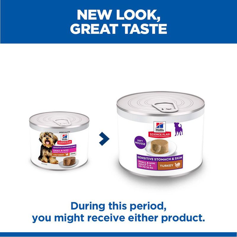 Hill's Science Plan Sensitive Stomach & Skin Small & Mini Mousse - dog wet food