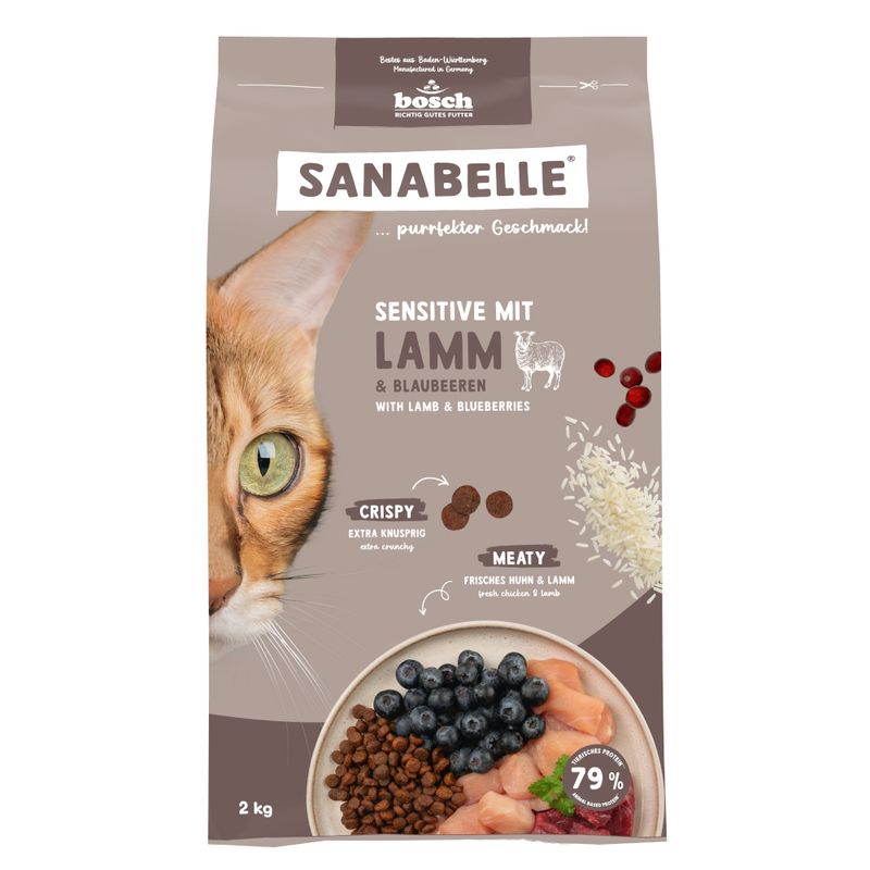 Sanabelle Sensitive mit Lamm & Blaubeeren