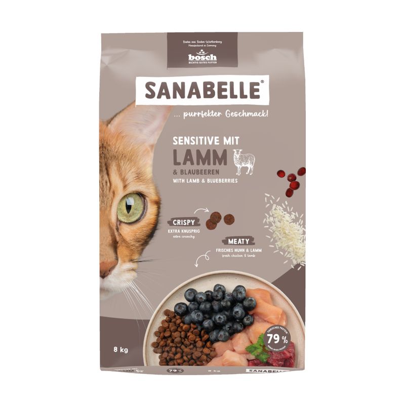 Sanabelle Sensitive mit Lamm & Blaubeeren