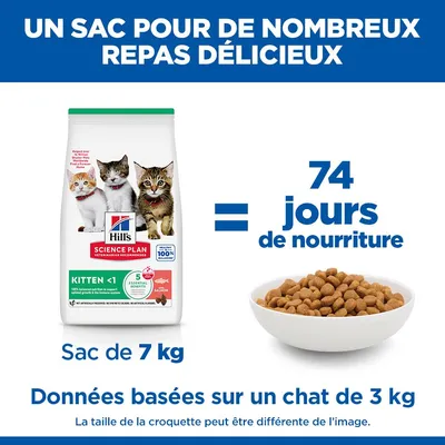 Hill's Science Plan Kitten <1 Saumon