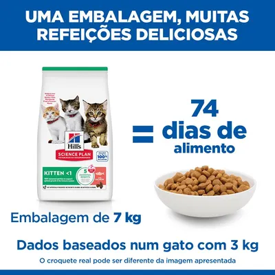 Hill's Science Plan Kitten <1 com salmão