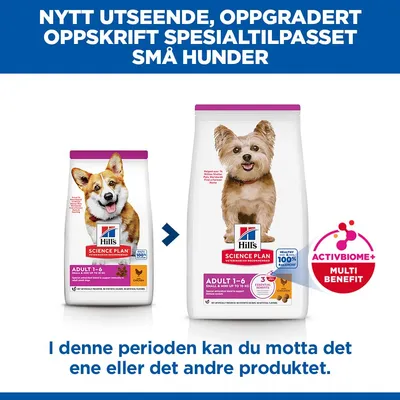 Hill's Science Plan Adult 1-6 Small & Mini med kylling