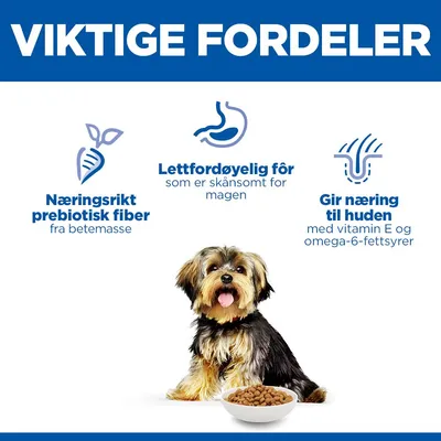 Hill's Science Plan Sensitive Stomach & Skin Adult 1+ Small & Mini med kylling