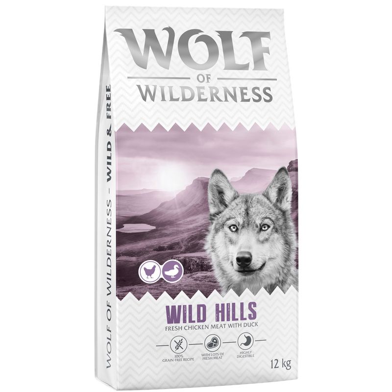Wolf Of Wilderness Adult ''Wild Hills'' kacsa - gabonamentes