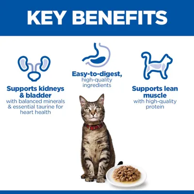 Key Benefits: Supports kidneys and bladder with balanced minerals and taurine, light, easily digestible ingredients, supports lean muscles with high-quality protein. Key Benefits: Supports kidneys and bladder with balanced minerals and taurine, light, easily digestible ingredients, supports lean muscles with high-quality protein.