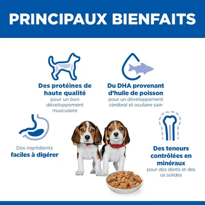 Hill's Science Plan Ragoût au poulet et légumes ajoutés