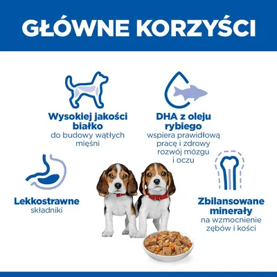 Hill's Science Plan Puppy Stew, kurczak z warzywami