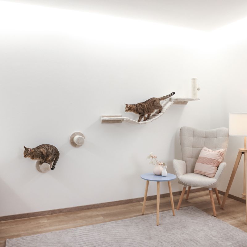 Kerbl Pet Kletterwand Matterhorn für Katzen, beige