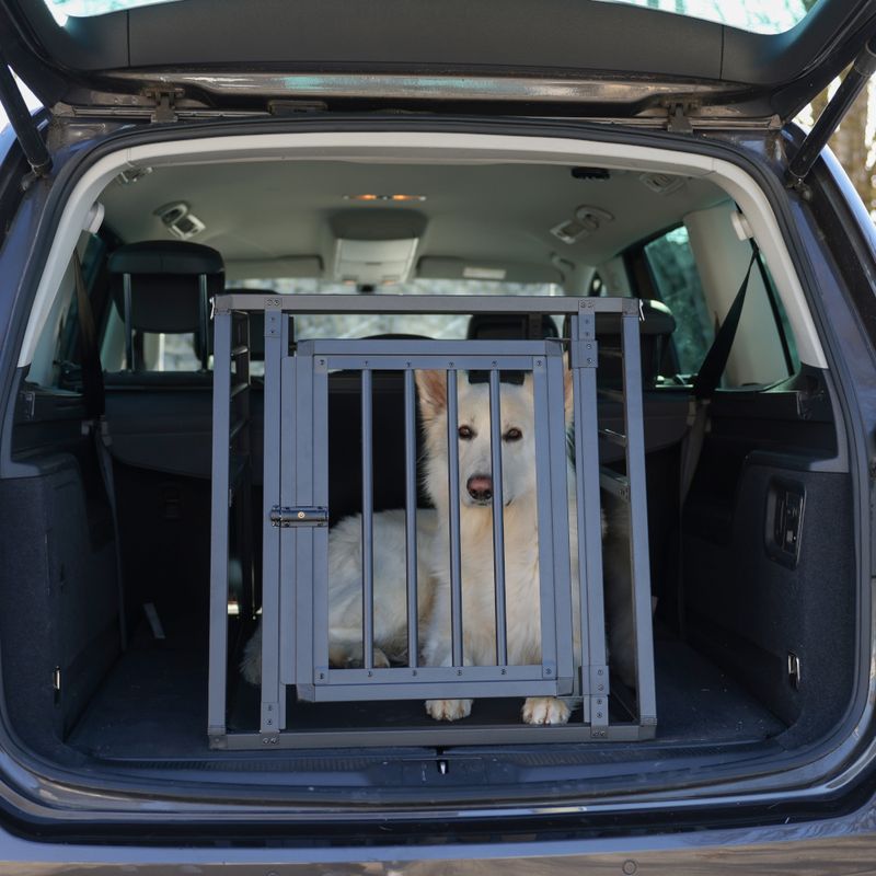 Kerbl Pet Transportbox Vacation aus Alu, graphite