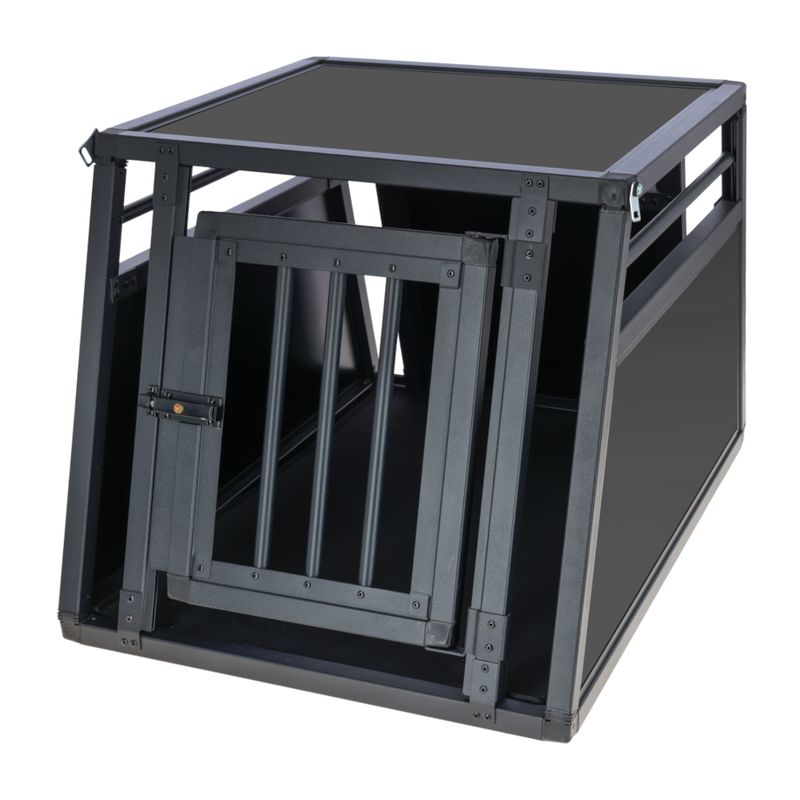 Kerbl Pet Transportbox Vacation aus Alu, graphite