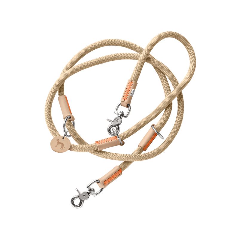 HUNTER Guinzaglio regolabile per cani Malia, beige/naturale